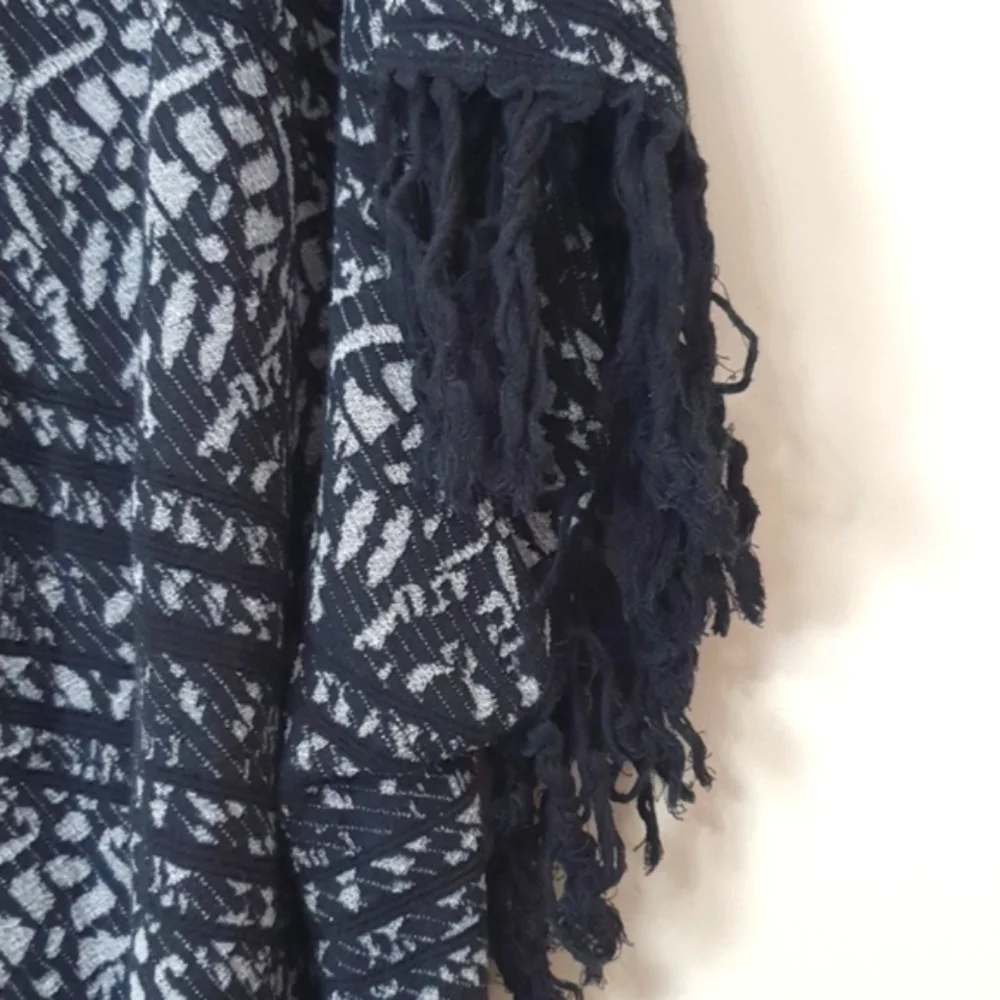 Free People Patterned Fringe Cardigan